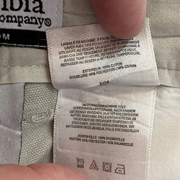 Columbia Men’s ROC II Flat Front Khaki Pants: Sand 35x29 - Picture 11 of 14